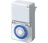 Brennenstuhl MMZ 44 Blue, White Weekly timer MMZ 44, Weekly timer, Blue, White, Analog, Rotary, 15 min, IP44