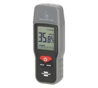 Brennenstuhl Moisture Meter FM-01 (Moisture Meter for wood or building materials, Wood Moisture Meter with LCD display, hold function and automatic shut-off)