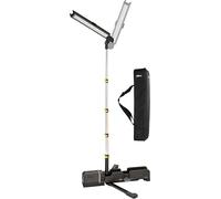 Brennenstuhl Telescopic Work Light - Rechargeable Work Light Compatible With 18V Batteries From 7 Power Tool Manufacturers, Black