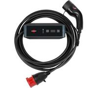 Brennenstuhl portable EV charger type 2 - CEE 11kW (mobile wallbox with 8m cable, 16A, IP44, 3-phase, display, adjustable charging current, for electric & hybrid vehicles BEV/PHEV, with transport bag)