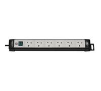 Brennenstuhl 1951563101 Premium Line 6 Way Extension Lead 5.0m Bla...