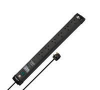 Brennenstuhl Premium-Line 6 Way Extension Lead - 60,000A Surge Protection - 3 Metre Cable
