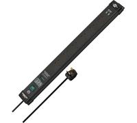Brennenstuhl 6 Gang Extension Lead With Usb Ports - Surge Protection To 60,000A, Black