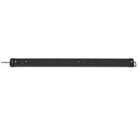 Brennenstuhl - Premium-Line Mains Extension Lead, 12 Gang, 3M Lead, Black