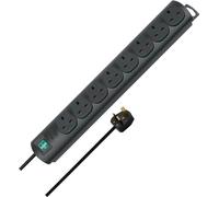 Brennenstuhl Primera-Line 8-way Extension Lead (Power strip with switch and 2m cable) Black