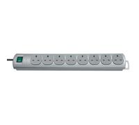 brennenstuhl Primera-Line Extension 8 Way Socket 2m Silver