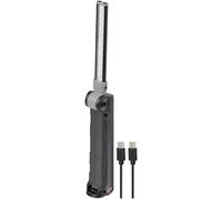 Brennenstuhl Rechargeable LED Torch Sansa 401 A/LED Work Light with Rechargeable Battery and Magnet (max. 80h Light Duration, 400+70lm, Foldable to Pocket Size, incl. USB C Charging Cable)