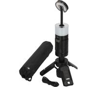 Brennenstuhl Rechargeable LED Outdoor Light UL 400 at, Camping Light 400 lm, IP44, up to 24h Duration, dimmable, extendable up to 1.03 m, Power Bank, incl USB C Charging Cable