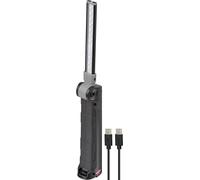 Brennenstuhl Rechargeable LED Torch Sansa 401 A/LED Work Light with Rechargeable Battery and Magnet (max. 80h Light Duration, 400+70lm, Foldable to Pocket Size, incl. USB C Charging Cable)