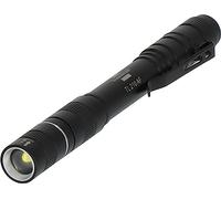 Rechargeable Torch LED LuxPremium TL 210 AF/Flashlight with Bright Osram-LED (200lm, up to 13h Burn time, 55m Light Range, Splash-Proof IP44)