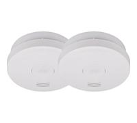 Brennenstuhl smoke detector SET, 2x RM L 3100 with integrated battery (tested and certified according to VdS DIN EN 14604) white