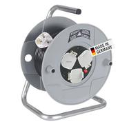 Brennenstuhl Standard 3-way socket Cable Reel (Extension Lead 25m, with thermal cut-out protection, cable colour: black)