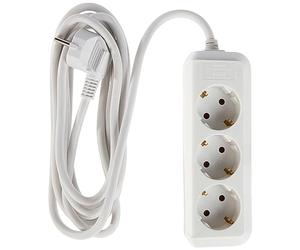 Brennenstuhl Steckdosenleiste ECO-Line 3fach 3m weiß