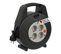 Brennenstuhl Vario Line 4-Way Schuko Cable Reel, 15m