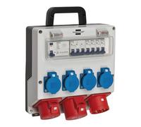 Brennenstuhl Wandverteiler 1154890020 Portable 32A Power Distributor (4x Schuko/2x CEE)