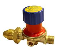 BRENNER High Pressure Gas Regulator 4 Bar - Adjustable Heavy Duty LPG Propane Regulator with M.POL 5/8" BSP Inlet & 3/8" LH Outlet - 8kg/hr Capacity for Gas Burners, Roofing Torches & Cylinders