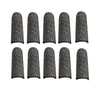 Brensty 5 Pair Mobile Game Controller Finger Sleeve Sets, Anti-Sweat Reusable Waterproof Breathable Full Screen Finger Set