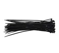 Brensty Cable Ties Cable Tie Wraps/Zip Ties Colour:Black Size:140 mm x 2.5 mm 50pcs