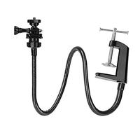 Brensty Webcam Stand, Upgraded Webcam Mount Stand with Flexible Gooseneck Arm and Clamp, Suit for Webcam C920,C922,C930