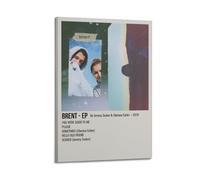 Brent - Ep by Jeremy Zucker & Chelsea Cutler Poster Wall Art Aesthetic Cover Poster Design Painting for Living Room Bed Room 08x12inch(20x30cm) Frame-style