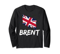 Brent Great Britain Flag British Heritage & English Pride Long Sleeve T-Shirt