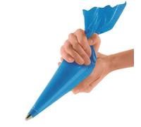 Brenta Blue Plastic Pastry Pouch with MicroGrip 55x27 cm 100 pcs MPN 050023