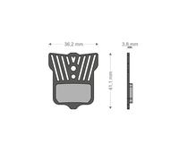 Brenta Ciclo Lightech Elixir 9/7/cr/xx/x0/t/tl Avid/sram Disc Brake Pads One Size Black