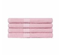 Brentfords 100% Cotton Bath Towels - Luxury Set of 4 - Premium Quality, Super Absorbent & Quick Drying - Large Bathroom Towel - 70 x 115cm - Blush Pink