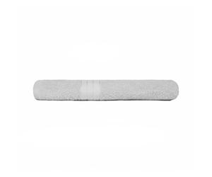 Brentfords 100% Cotton Bath Towels - Premium Quality, Super Absorbent & Quick Drying - Large Bathroom Towel - Luxury Single Set - 70 x 115cm - Silver