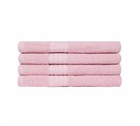 Brentfords 100% Cotton Extra Large Bathroom Towel Sheets - Premium Quality, Super Absorbent & Quick Drying Jumbo Towel - 90 x 150cm - Luxury Set of 4 - Blush Pink