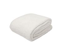 Brentfords 8kg Weighted Blanket Teddy Fleece, Cream - King 150 x 200cm | Quilted Throw Heavy Blanket Anxiety Relief for Adults Sleep Therapy Calming Stress Weighted Blanket with Micro Glass Beads