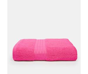 Brentfords Extra Large Bath Sheet For Bathroom, Ultra Soft 100% Cotton Absorbent Quick Dry Bath Sheet Luxury Spa Quality Towel For Beach & Gym, Bright Pink-90x150cm