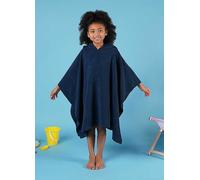 Brentfords Kids Hooded Poncho Beach Towel Navy
