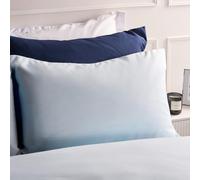 Brentfords Light Blue Pillow Cases 2 Pack, Soft Microfibre Housewife Pillowcases Comfortable Hotel Quality Wrinkle & Fade Resistant Bed Pillow Cases with Envelope Closure, 50 x 75cm