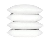 Brentfords Pillows Pack of 4, Side Sleeper Pillow Comfortable Firm Pillow Hotel Quality Medium Support Thick Comfy Best Pillows, Neck Back Shoulder Pain Relief - 46 x 71cm White