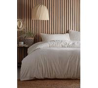 Brentfords Teddy Fleece Duvet Set Cream