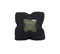 Brentfords Teddy Fleece Throw Black