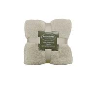 Brentfords Teddy Fleece Throw Cream