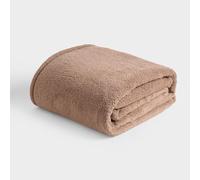 Brentfords Teddy Throws for Sofas Large, Ultra Soft Warm Cosy Brown Shade Fleece Throw Blanket for Bed Lightweight Plush Fleece Blanket King Size Bed Throws, Mocha - 200 x 240cm