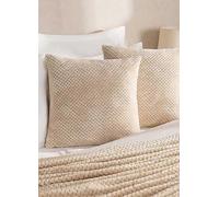 Brentfords Waffle Fleece 45x45cm Cushion Covers Mink