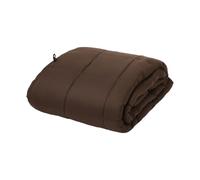 Brentfords Weighted Blanket 10kg Adult Blanket, Chocolate - King 150x200cm