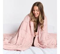 Brentfords Weighted Blanket Adult 10kg Blush Pink, King 150 x 200cm