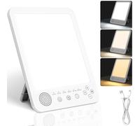 Brenth SAD Lamp, 10000 Lux SAD Light Therapy Lamp, White Noise SAD Light with Memory Function for Home/Office