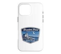 Brenton Point State Park Rhode Island Lighthouse Ocean Night Case for iPhone 16 Pro Max