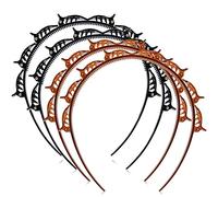 BrenzaFab 4 Pcs Trending Trunks Headbands Plastic And Resin Hair Twister | Hairstyle Braid Tool | Hair Clips For Girls And Women | Hairstyle Hairpin | Alligator Clips (Black & Brown)