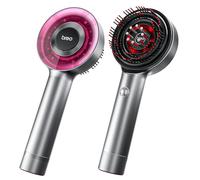 Breo Electric Scalp Massaging Brush Shiatsu Hair & Scalp Massager Hair Oil applicator and Scalp Massager with red Light Therapy Hair, PX7 Waterproof Cordless & Portable for Head, Home Relaxation,spa