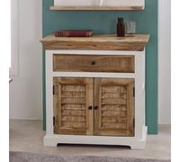 Breo Solid Mango Wood Small Sideboard White