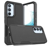 BREPRIO Heavy-Duty Rugged Anti-Drop Shockproof Protective Phone Case for Samsung Galaxy A54, Durable Protective Shell, Black