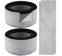 BreshAir EE-5067 Replacement Filter for Crane EE-5067 Air Purifier, Including 2 True HEPA Carbon Filter and 4 Pre-Filters, Part # HS-1944, 2-Pack