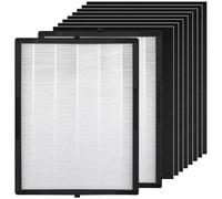 Breshair LP350 True HEPA Replacement Filter Compatible with LivePure Aspen Series LP350TH and LP350THP Air Purifier, includes 2 H13 HEPA Filter and 8 Pre-Filters, Compare to Part # LP-HF350 & LP-PF900